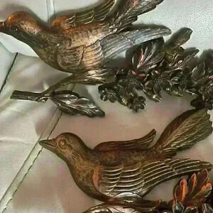 Syrocco Industries mid‎ century wall art birds  14.5 inches - perfect.🕊️🦜